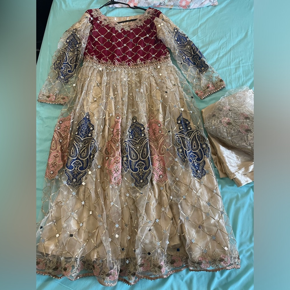 Eid outfit maxi Pakistani suit